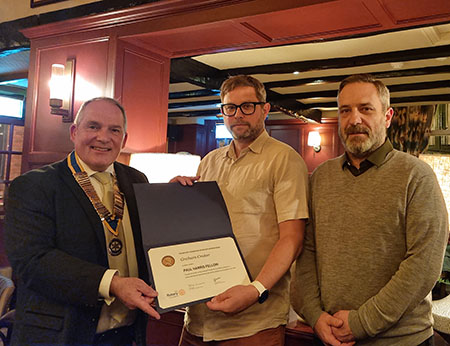 Paul Harris Fellowship Award in memory of Rtn Graham Craker Paul Harris Fellowship Award in memory of Rtn Graham Craker